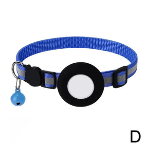 Reflective Cat and Dog Collars with Air Tag holder, Tracker