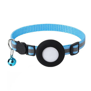 Reflective Cat and Dog Collars with Air Tag holder, Tracker